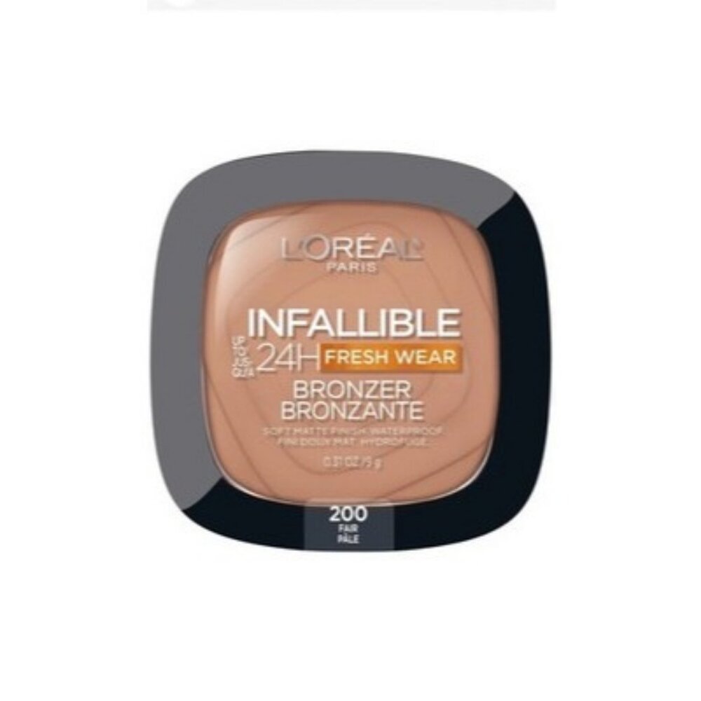 L'Oreal Paris Infallible Soft Matte Bronzer, 200 Fair